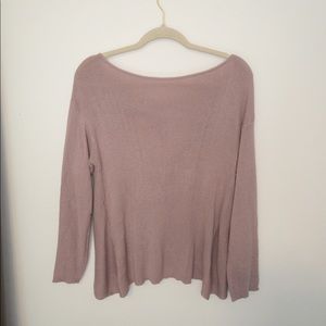 Open back sweater